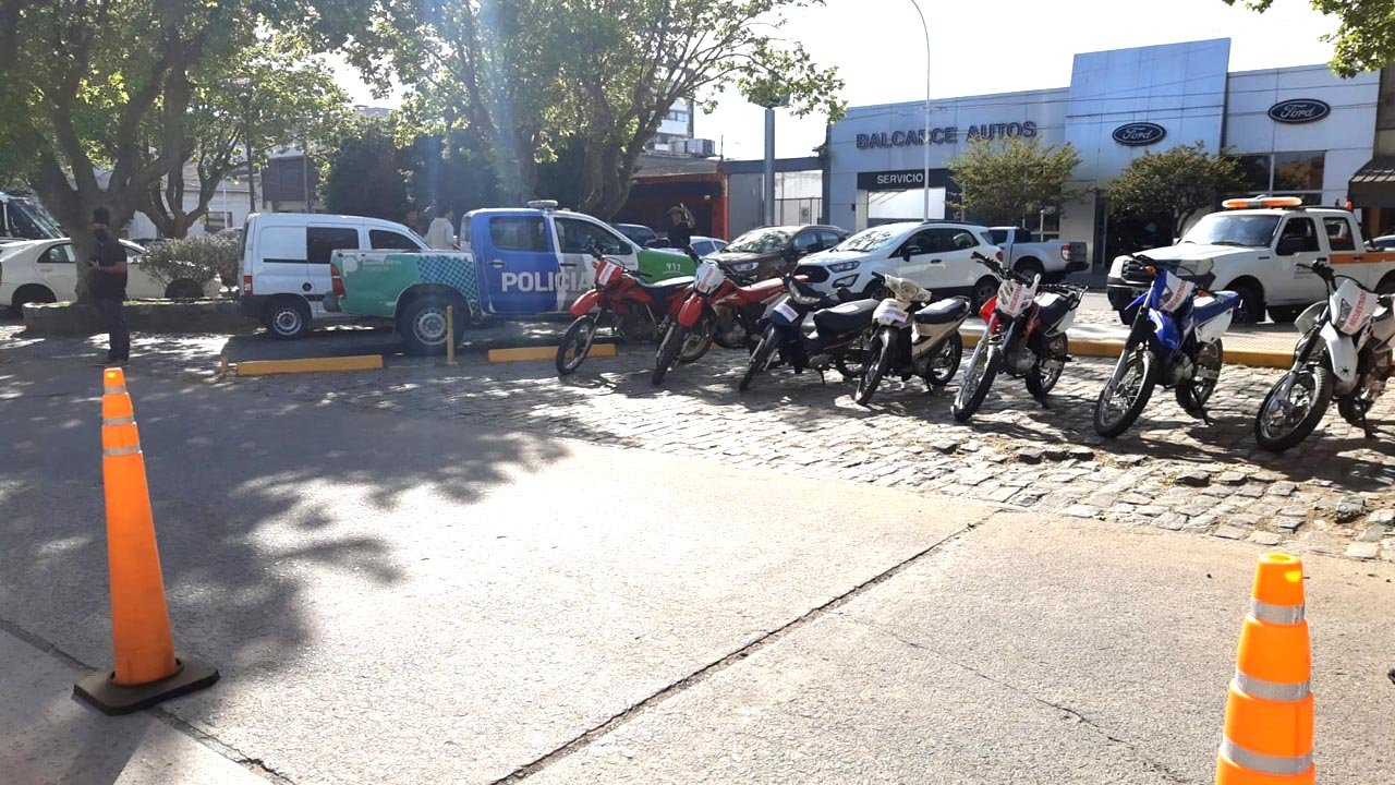 Realizan allanamientos y secuestran motos por "picadas" ilegales