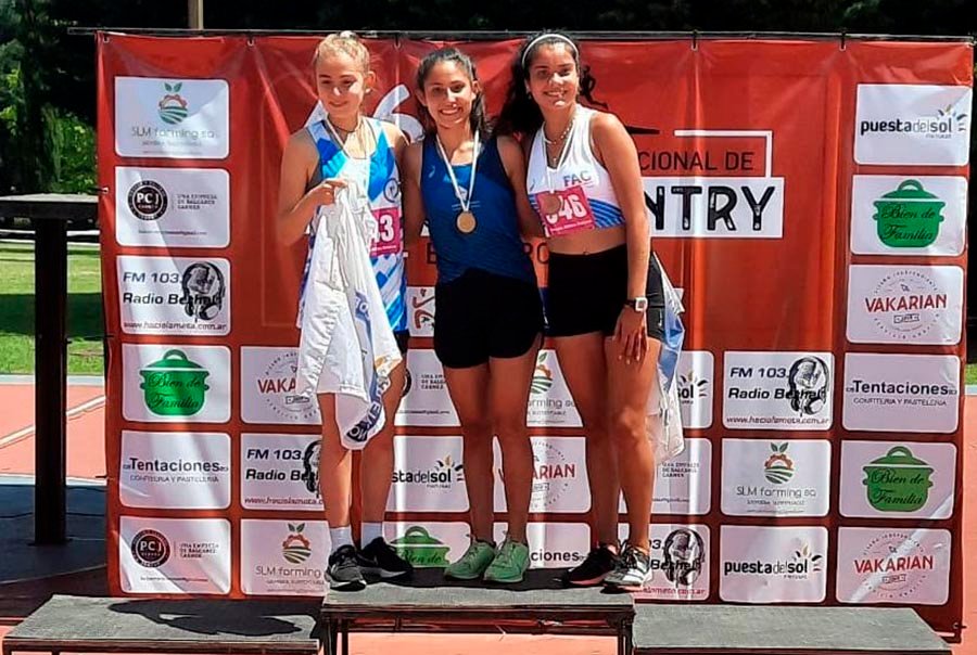 Shalom Lescano, campeona nacional U18 de Cross Country