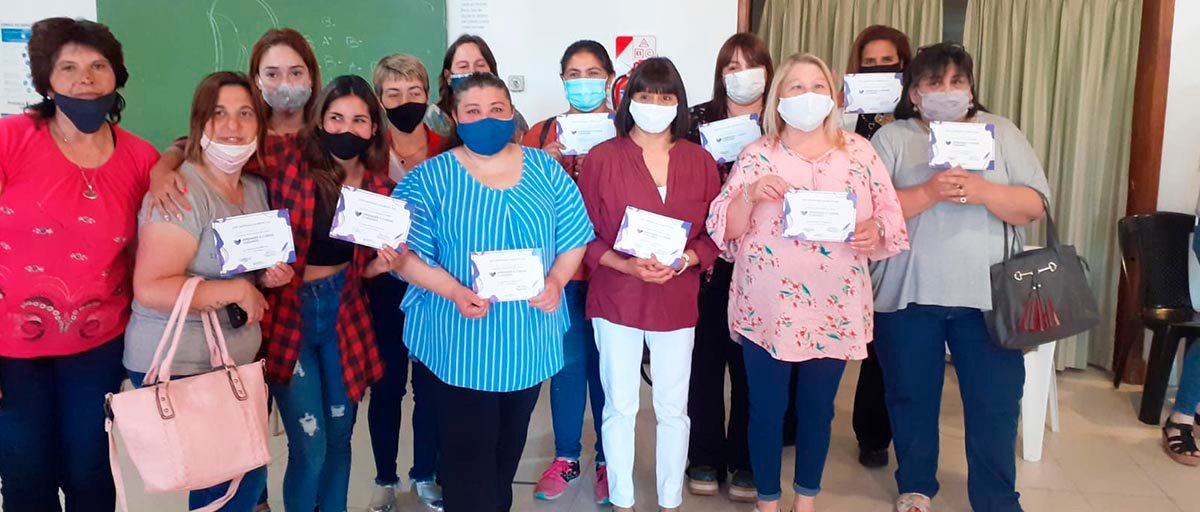 Participativo curso para cuidadores domiciliarios