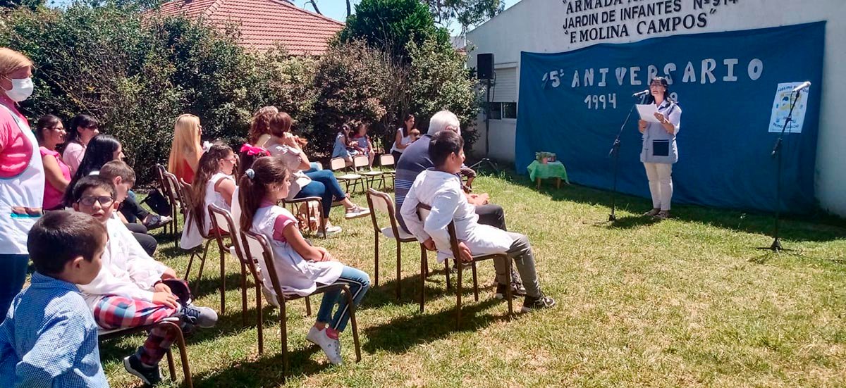 Las "bodas de plata" celebró el Jardín N° 914
