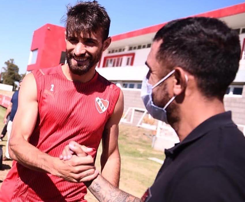 Laso comenzó la pretemporada con Independiente