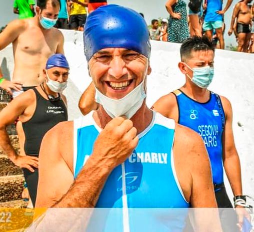 “Charly” Martínez hizo podio en el Triatlón de La Paz 2022