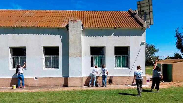 Una nueva institución educativa fue reacondicionada por La Cámpora
