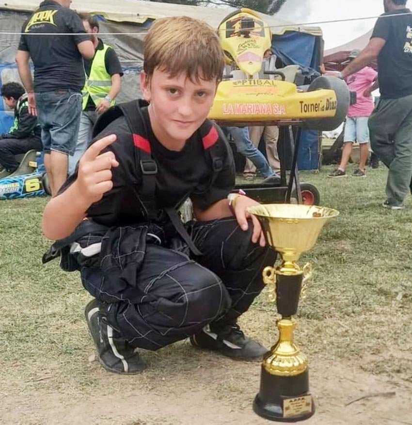 Karting: victoria de Benjamín Lantella