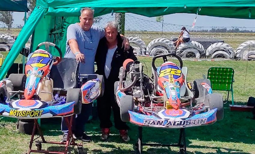 Horacio Goyeneche debutó en el karting a los 57 años