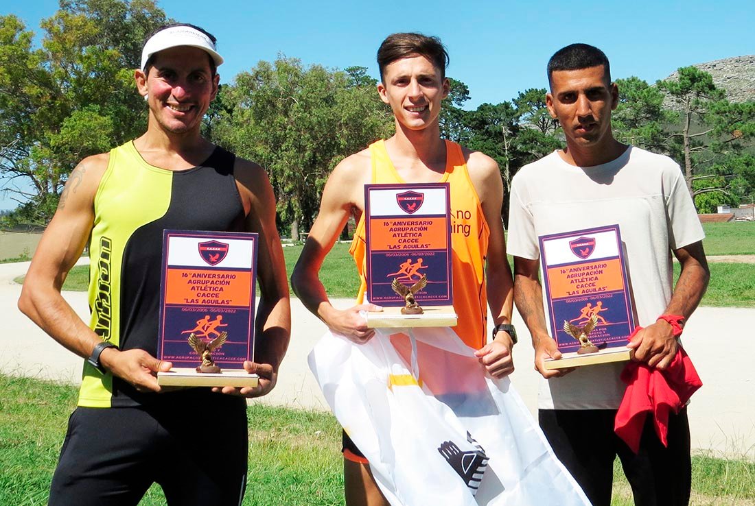 Shalom Lescano y Mariano Barreiro, los ganadores de la prueba CACCE