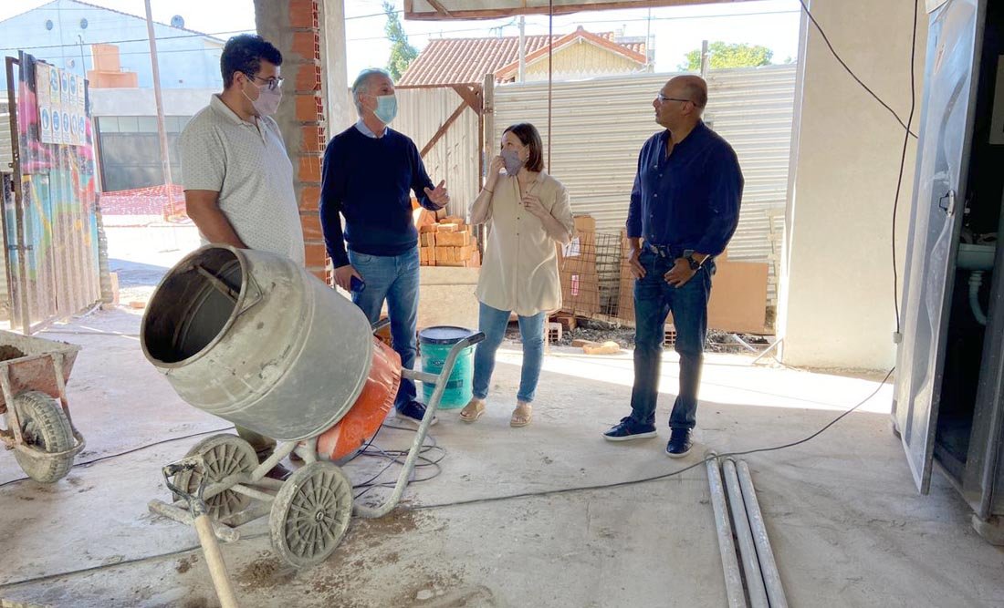 El Intendente recorrió las obras del Centro de Diagnóstico por Imágenes