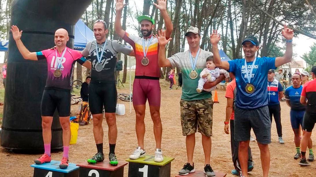 En los senderos necochenses del parque "Lillo", Jonatan Dipierro fue inalcanzable