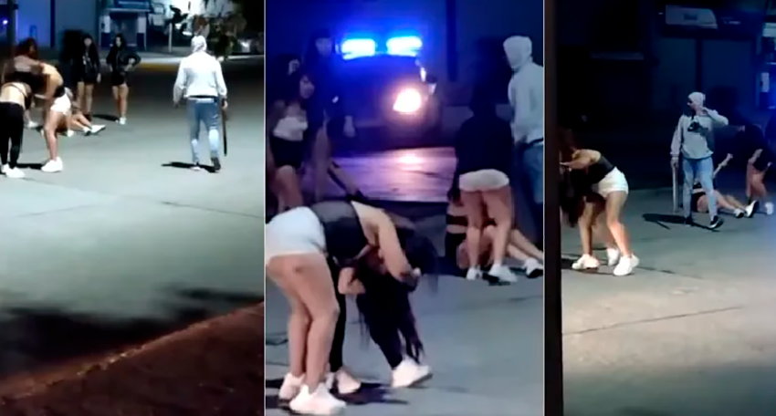 Otra madrugada violenta: pelea a la salida del boliche
