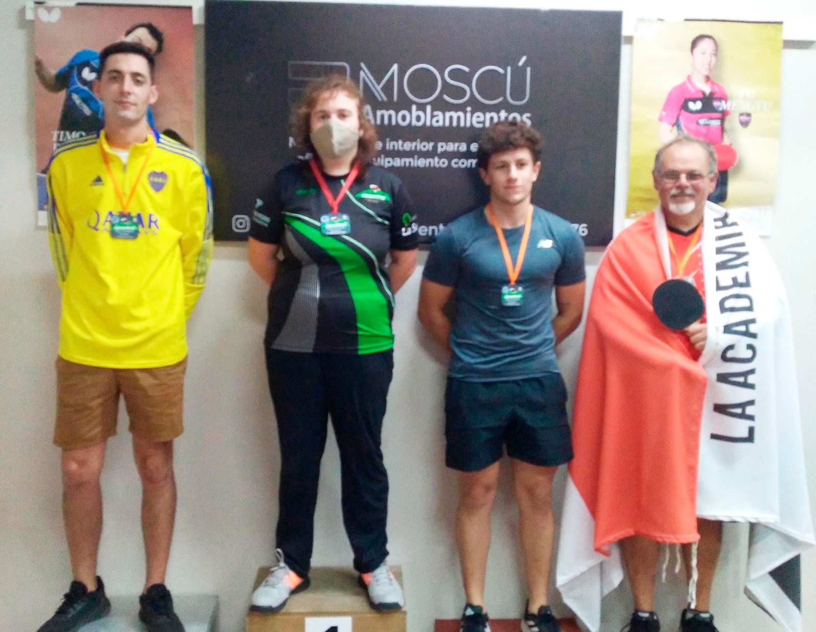 Tenis de mesa: se jugó la primera fecha de la Copa Moscú