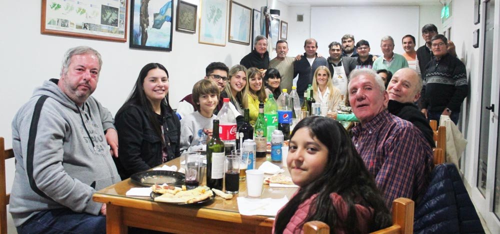 Mauro Russo y colaboradores agasajaron  a los veteranos de Malvinas