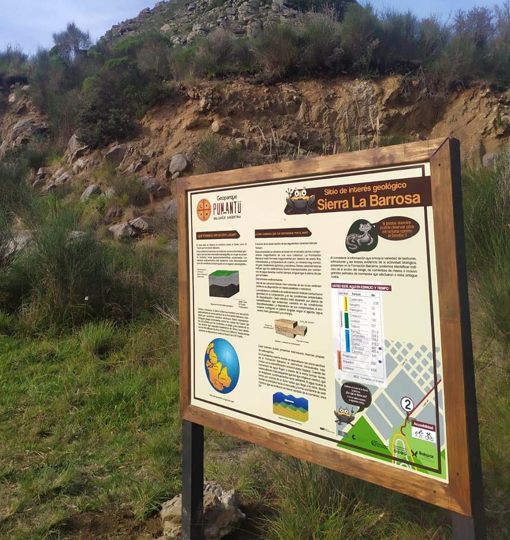 Se trabaja en la señalética del geoparque Pun Antü