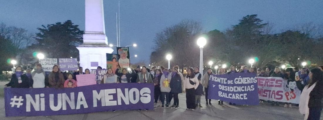 Balcarce se sumó al reclamo de #NiUnaMenos