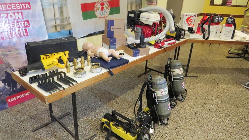 Más de 50 mil dólares invirtió Bomberos en la compra de elementos para el cuerpo activo