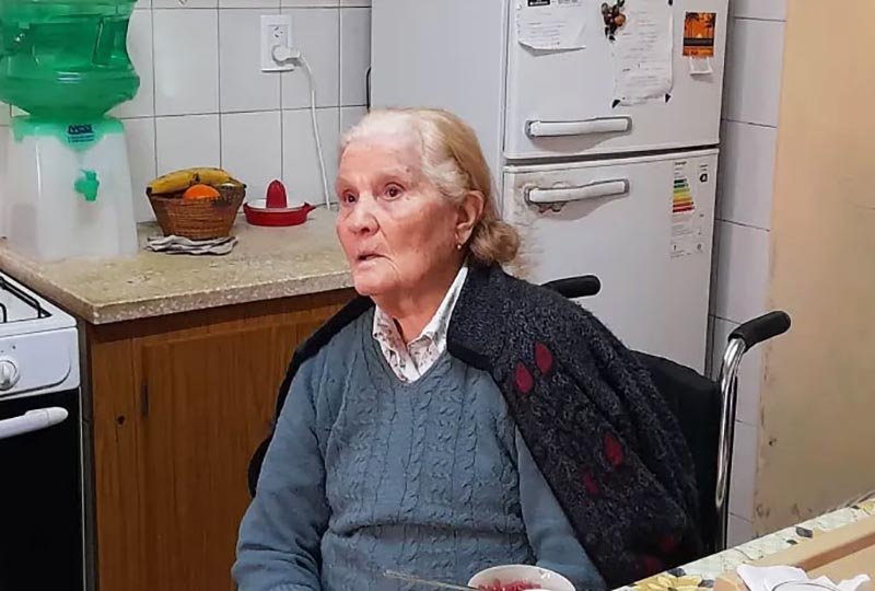 “Me asusté mucho” afirmó la abuela de 96 años, víctima de un audaz robo en su casa