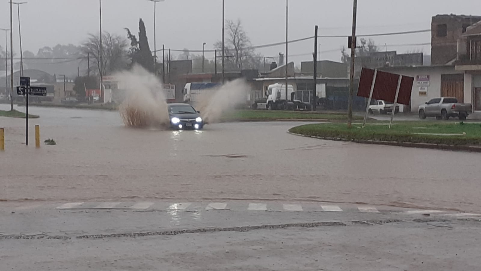 Las intensas lluvias provocaron inconvenientes menores