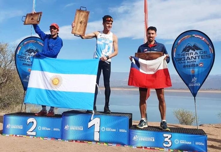 Lescano y Luengo, campeona y subcampeón, respectivamente, del Sudamericano de Trail