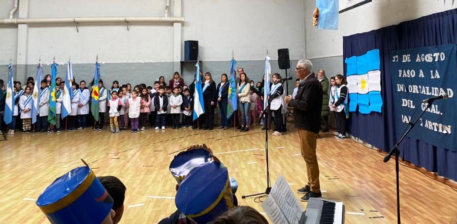 Balcarce rindió homenaje al General San Martín
