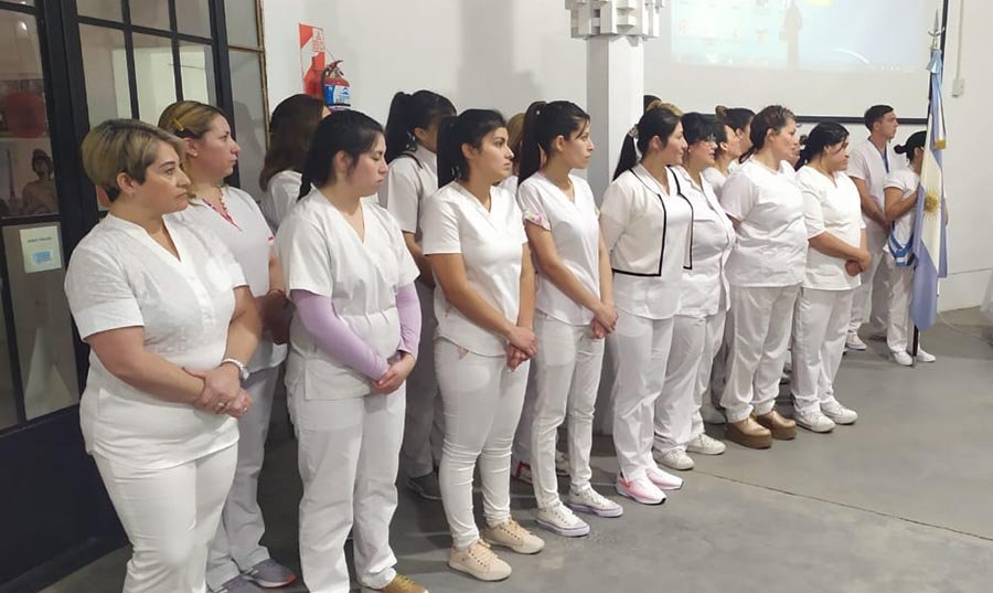 Tras la pandemia, se realizó el acto de egreso de la promoción 2020