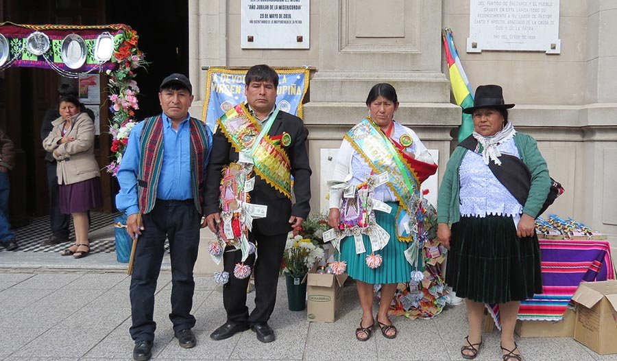 Celebraciones por la festividad de la Virgen de Urkupiña