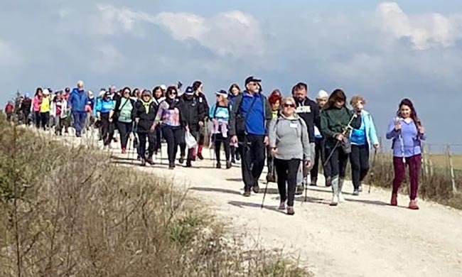 Fue una verdadera fiesta el encuentro de Marcha Nórdica Provincial en la ciudad