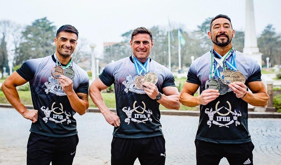 Rodríguez, Ruiz y Guerra clasificados al Torneo  Argentino de Culturismo