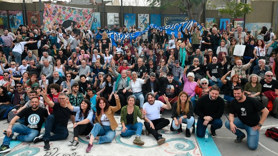 El FdT manifestó en CABA su apoyo a Cristina Kirchner