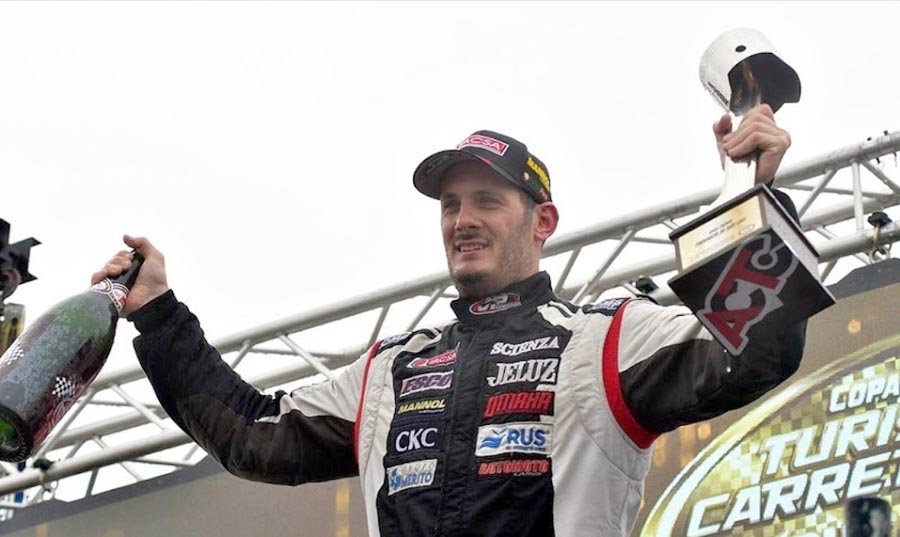 Santiago Mangoni fue 3º en  San Luis y Ciantini abandonó