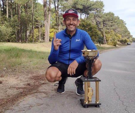 Carlos Riccillo,  campeón en Pinamar