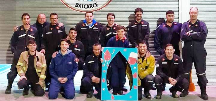 Los Bomberos Voluntarios se sumaron  a campaña de donación de sangre