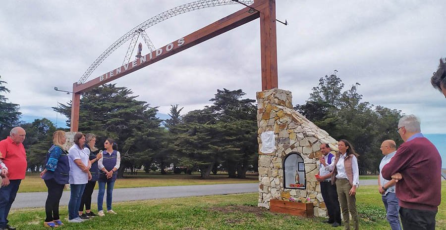 Quedó reinaugurado el arco de acceso a San Agustín