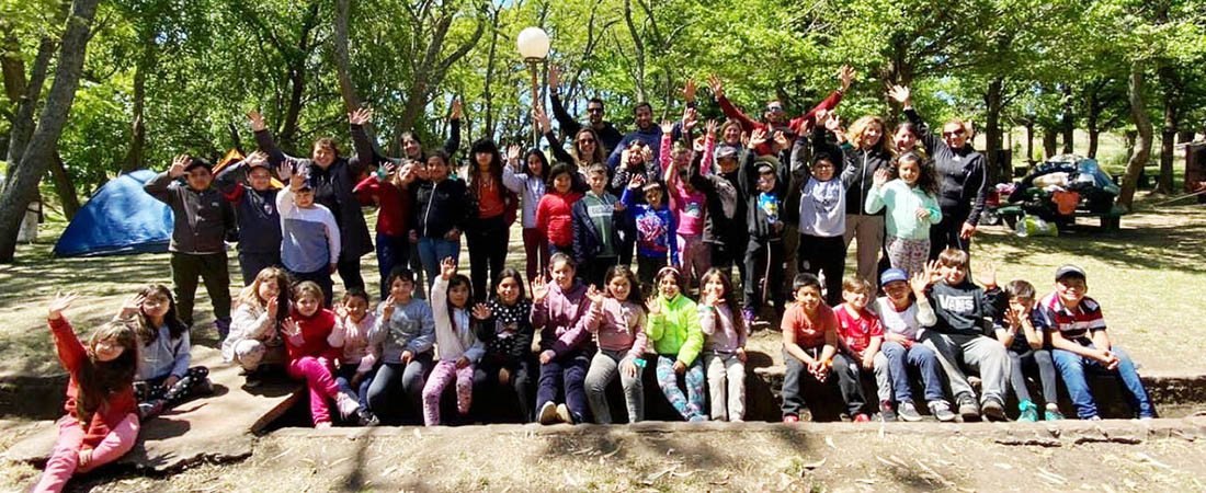 Proyecto de inclusión: alumnos de escuelas rurales realizaron campamento