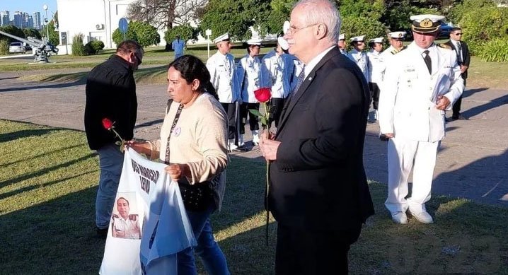 ARA San Juan: Taiana encabezó el homenaje central por el quinto aniversario de la tragedia
