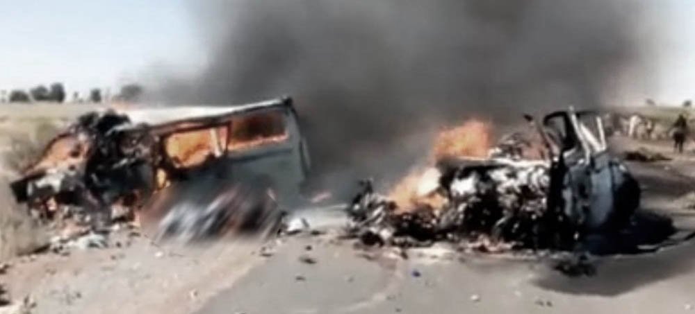 Murieron 37 personas en un choque frontal de micros en Nigeria