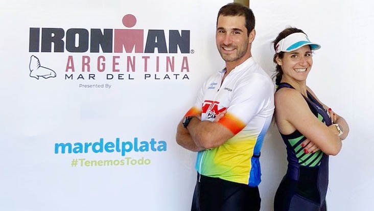 Gran labor de los hermanos Scioli en el Ironman Argentina