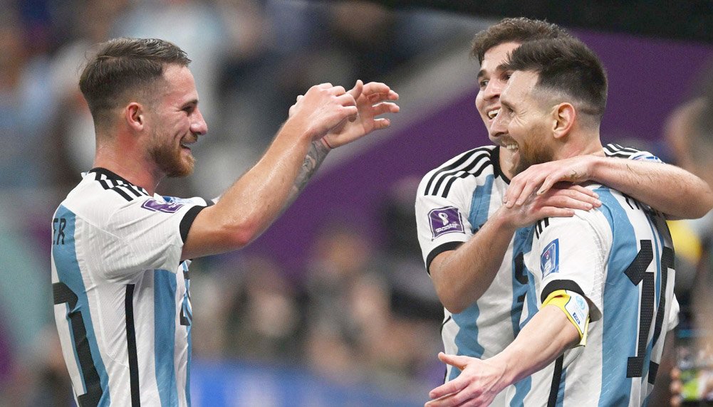 Argentina finalista en Qatar: goleada a Croacia con Messi y Julián estelares
