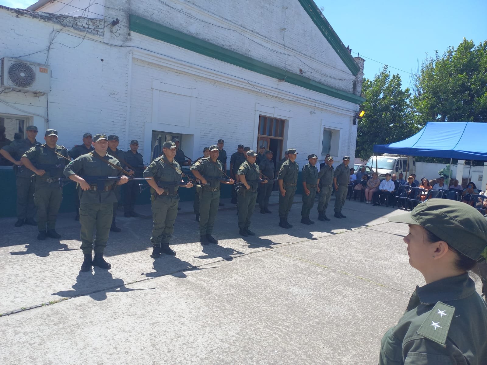 Se entregaron reconocimientos y legajos a miembros del Escuadrón de Gendarmería
