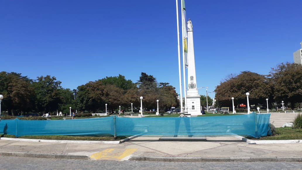 Comenzaron los trabajos para la  puesta en valor de la plaza Libertad