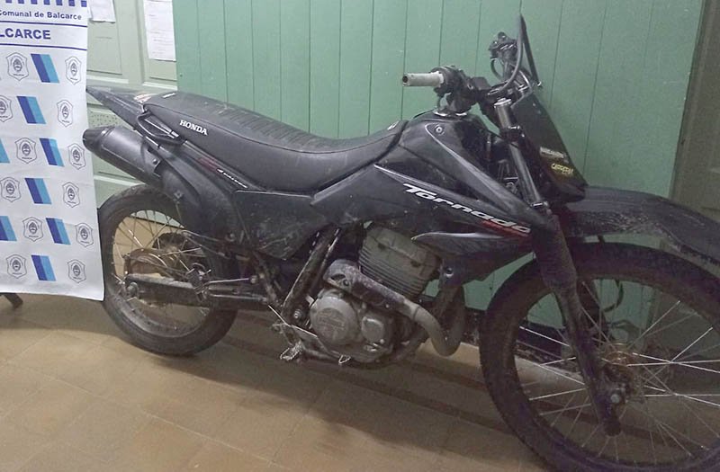 La Policía recuperó una  moto robada