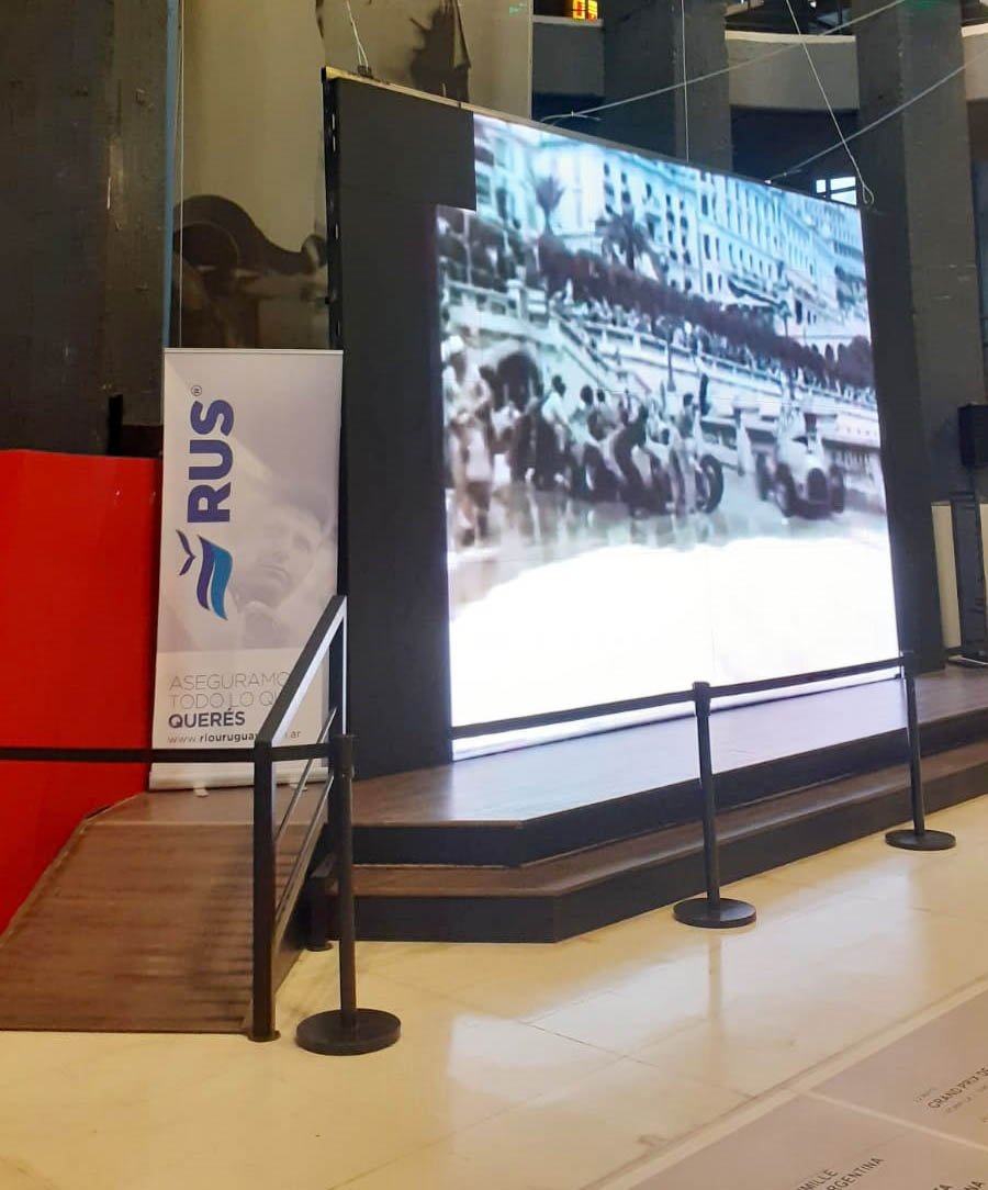 El Museo Fangio prepara una pantalla gigante que reproducirá las hazañas del quíntuple campeón