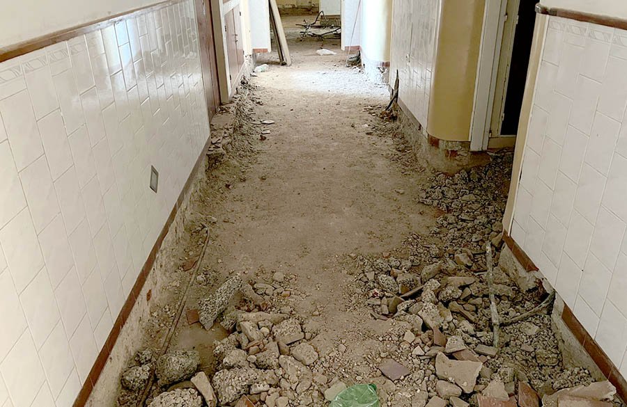 Hospital: avanzan las obras