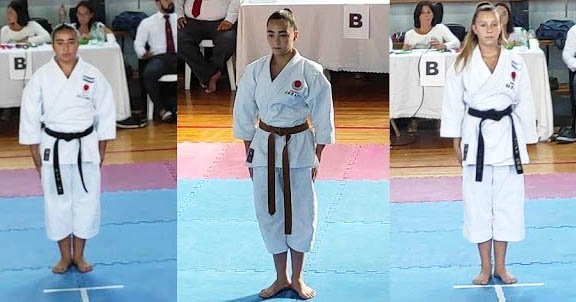 Medallas de oro para karatecas balcarceñas en Entre Ríos