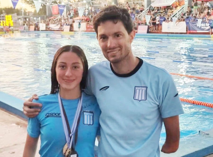 Chiara Colaneri fue convocada a la  Selección Nacional de Natación