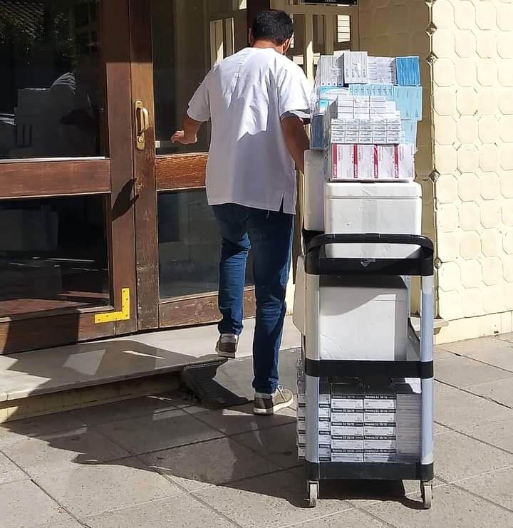 La ONG "Quiero Ayudar" entregó los medicamentos al Hospital