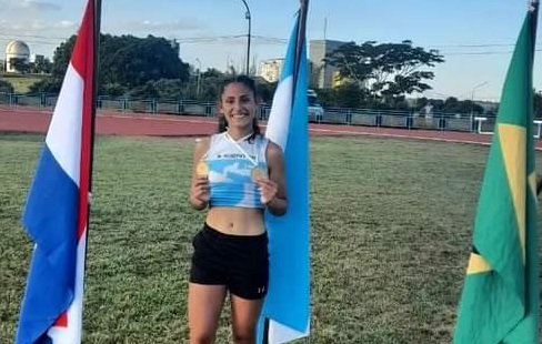 SHALOM LESCANO ES DOBLE CAMPEONA TRINACIONAL DE ATLETISMO