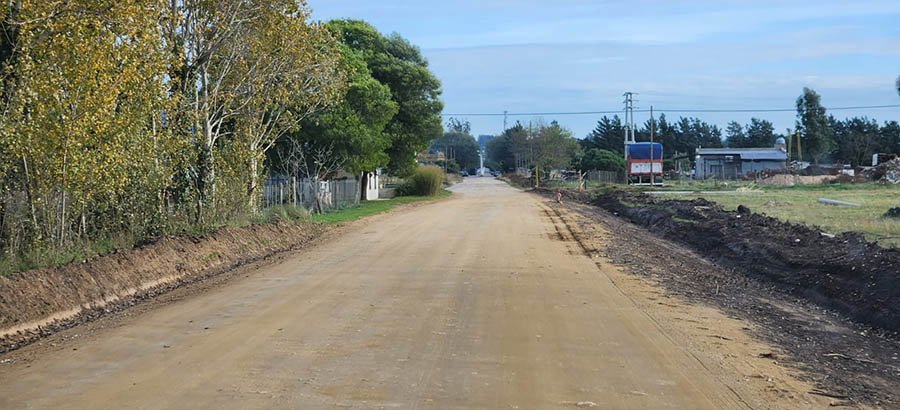 Se finalizó el entoscado en los accesos al Colegio "San José"