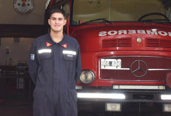 Francisco Florez: con la ansiedad de pasar de Cadete a Bombero