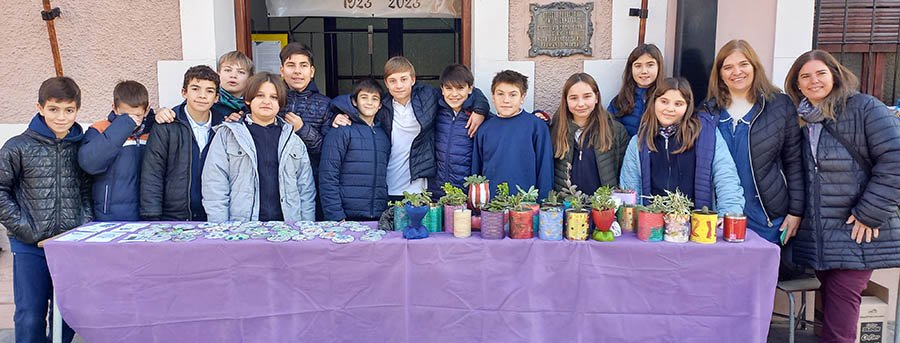 El Colegio Parroquial continúa con la misión de ayudar al prójimo