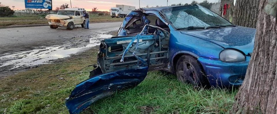 Murió un hombre en un choque frontal en la Ruta 88
