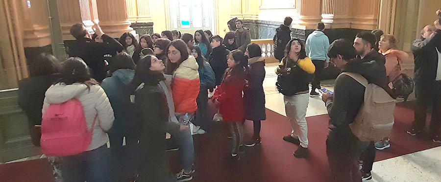 La orquesta infanto-juvenil visitó el Teatro Colón